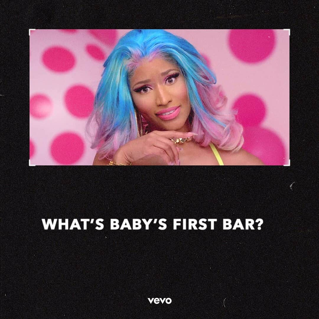 Vevoさんのインスタグラム写真 - (VevoInstagram)「the “all these b*tches is my sons” bar hits different now... CONGRATS @nickiminaj」7月21日 2時10分 - vevo