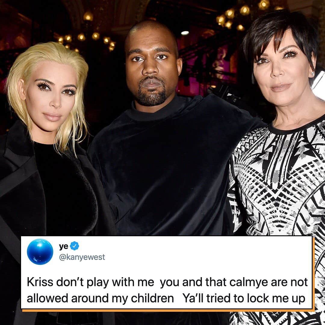 E! Onlineさんのインスタグラム写真 - (E! OnlineInstagram)「Kanye West took to Twitter with several messages directed toward Kim Kardashian and Kris Jenner—Link in bio for the full story. (📷: Getty Images)」7月21日 12時10分 - enews
