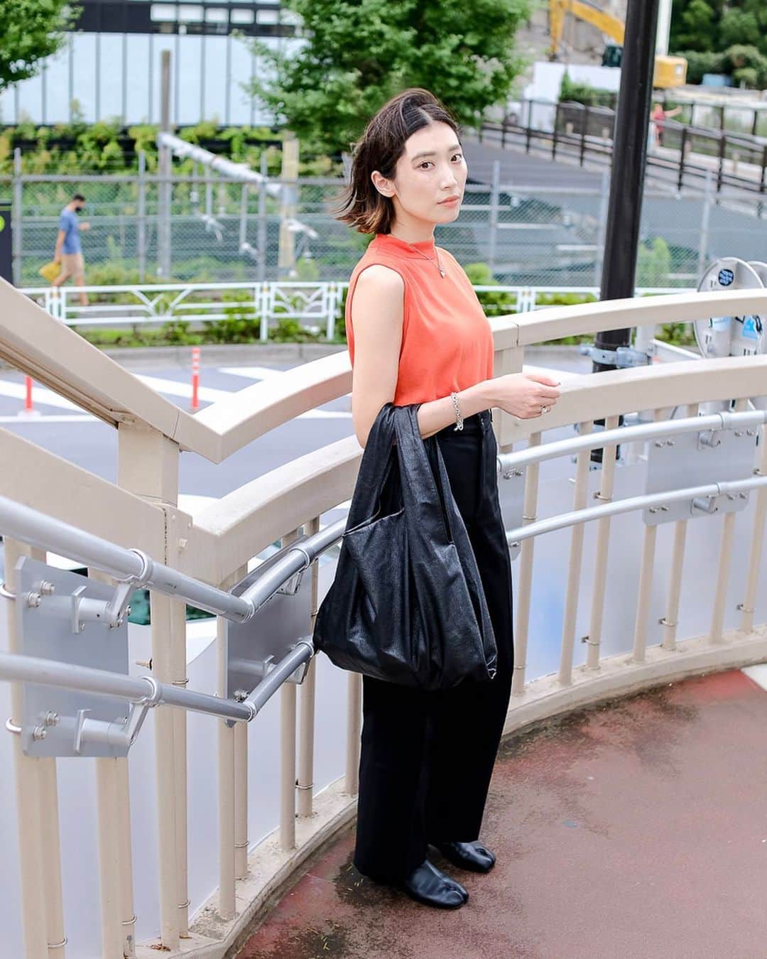 のインスタグラム：「【#スナップ_fs】 Name yurie Shirt #used Bag #MM6MaisonMargiela Shoes #MaisonMargiela Necklace #HERMES Bracelet #HERMES Ring #HERMES #Tiffany #used  #fashionsnap #fashionsnap_women」