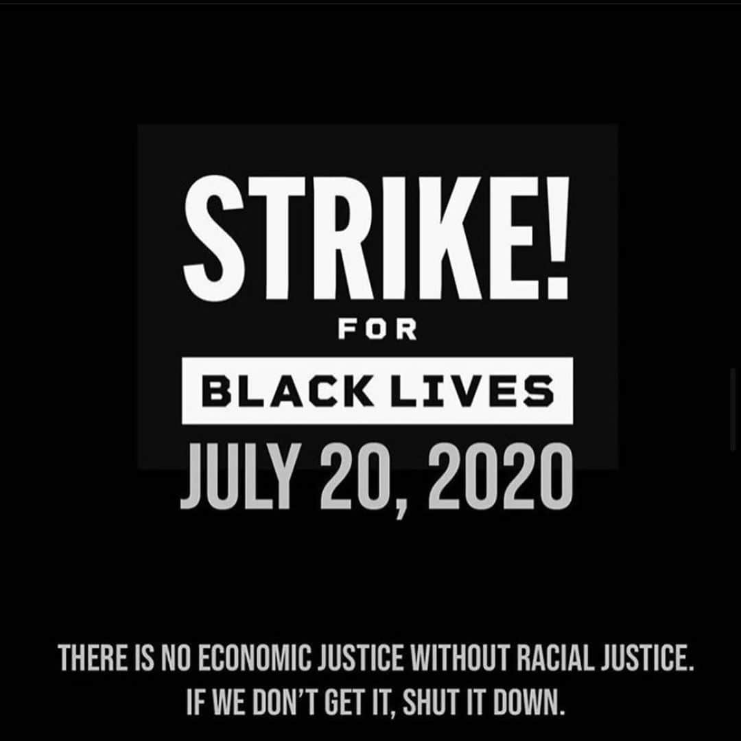 ヒル・ハーパーさんのインスタグラム写真 - (ヒル・ハーパーInstagram)「If you are in a position to, please join us today and thousands of workers to support the #StrikeForBlackLives. Take the pledge to join. Whether masked up in-person or online, step up and show your solidarity. Remember, there is no economic justice without racial justice.   Link in bio for resources about the #StrikeForBlackLives #fightfor15 #ProtectAllWorkers #BlackLivesMatter」7月21日 4時36分 - hillharper