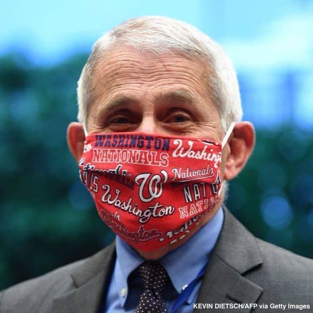 ABC Newsさんのインスタグラム写真 - (ABC NewsInstagram)「NEW: Dr. Anthony Fauci to throw out ceremonial first pitch for the Washington Nationals on Opening Day. In a statement, the team calls him a "true champion for our country."   Dr. Anthony Fauci wore a Washington Nationals face mask as he and other members of the White House coronavirus task force arrived to testify before a House committee last month. #anthonyfauci #washingtonnationals #baseball #openingday」7月21日 5時34分 - abcnews