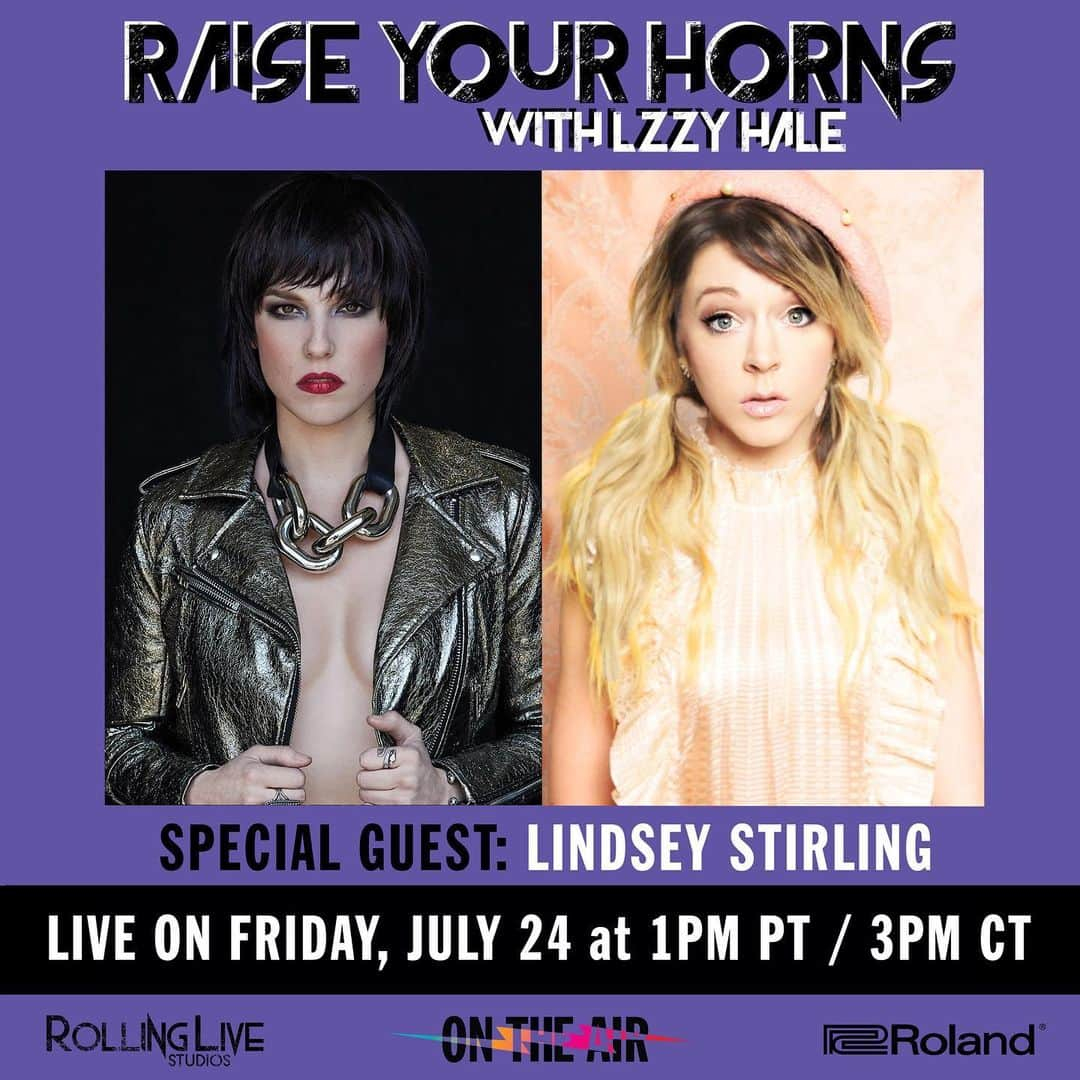 ジー・ヘイルさんのインスタグラム写真 - (ジー・ヘイルInstagram)「Don’t miss my hang with @lindseystirling on Friday!!!」7月21日 6時31分 - officiallzzyhale