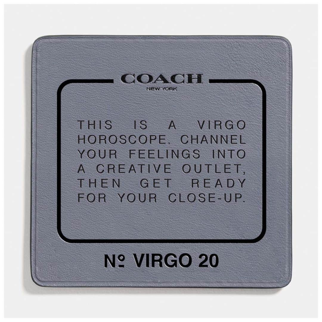 コーチさんのインスタグラム写真 - (コーチInstagram)「Lights, camera, #Virgo! ♍ You’re the star of your own Instagram story—don’t you forget it. 😉 #CoachNY」7月21日 7時12分 - coach