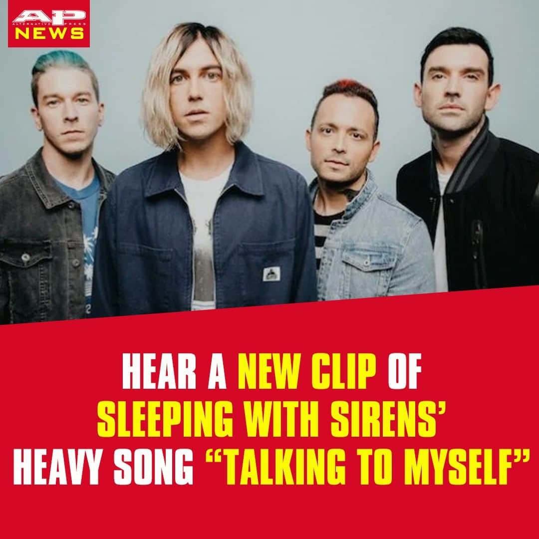 Alternative Pressさんのインスタグラム写真 - (Alternative PressInstagram)「LISTEN: @sleepingwithsirens are teasing a big announcement with another clip of their new song “Talking To Myself”⁠ LINK IN BIO⁠ .⁠ .⁠ .⁠ #sleepingwithsirens #sws #talkingtomyself #alternativepress #altpress」7月21日 7時30分 - altpress