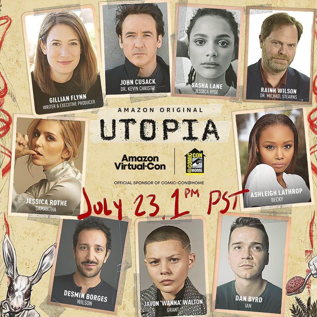 レイン・ウィルソンさんのインスタグラム写真 - (レイン・ウィルソンInstagram)「At long last… Utopia is coming to life… Comic-Con, here we come! Learn more about our new show @UtopiaOnPrime this Thursday, July 23 at 1PM PT/4PM ET. Head to Amazon.com/VirtualCon to watch our panel! #UtopiaTV #AmazonVirtualCon」7月21日 7時47分 - rainnwilson