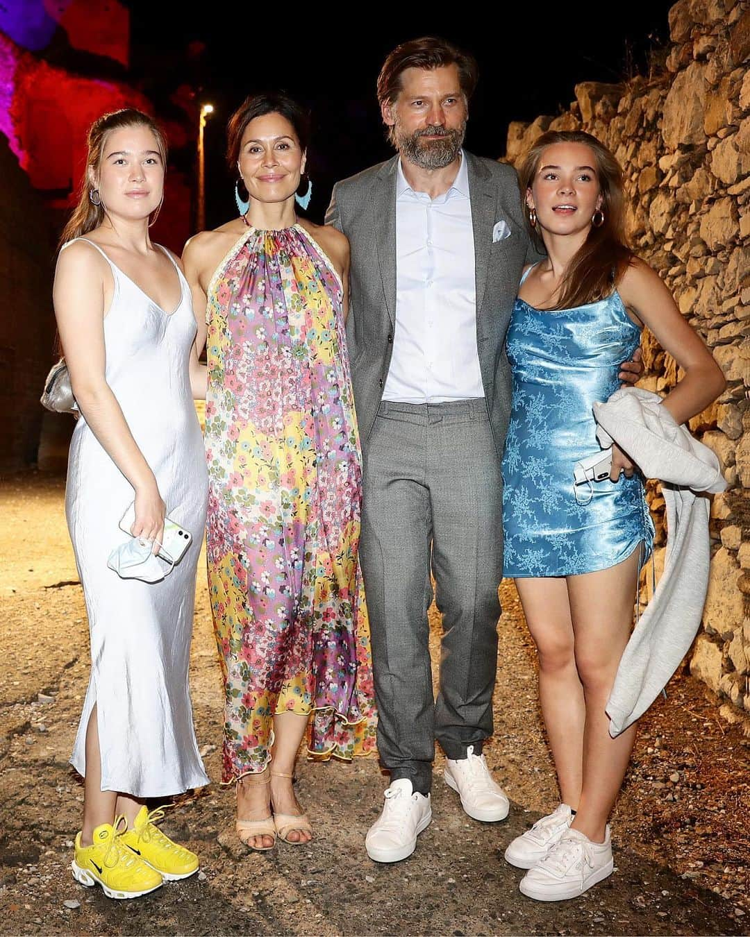 Just Jaredさんのインスタグラム写真 - (Just JaredInstagram)「Nikolaj Coster-Waldau celebrates his award at the Taormina Film Festival with wife Nukaaka and daughters Philippa and Safina over the weekend #nikolajcosterwaldau  #nukaakacosterwaldau  #philippacosterwaldau #safinacosterwaldau Photos: Getty」7月21日 9時26分 - justjared