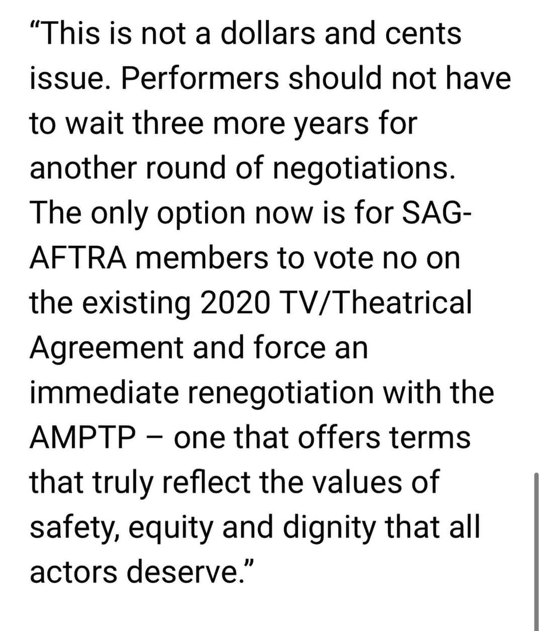 ソフィア・ブッシュさんのインスタグラム写真 - (ソフィア・ブッシュInstagram)「Time’s Up. Our union must go back to the table and fight harder for us. @timesupnow @sagaftra. We need to be protected at work. We deserve that. And asking for these protections to be upheld is not “difficult” or asking for a “home run.” It’s asking for our industry to catch up to a standard of decent that protects us at our most vulnerable. We are all on the same team here. Let’s not forget that. #TimesUp #TimesUpNow #SAGAftra」7月21日 10時49分 - sophiabush