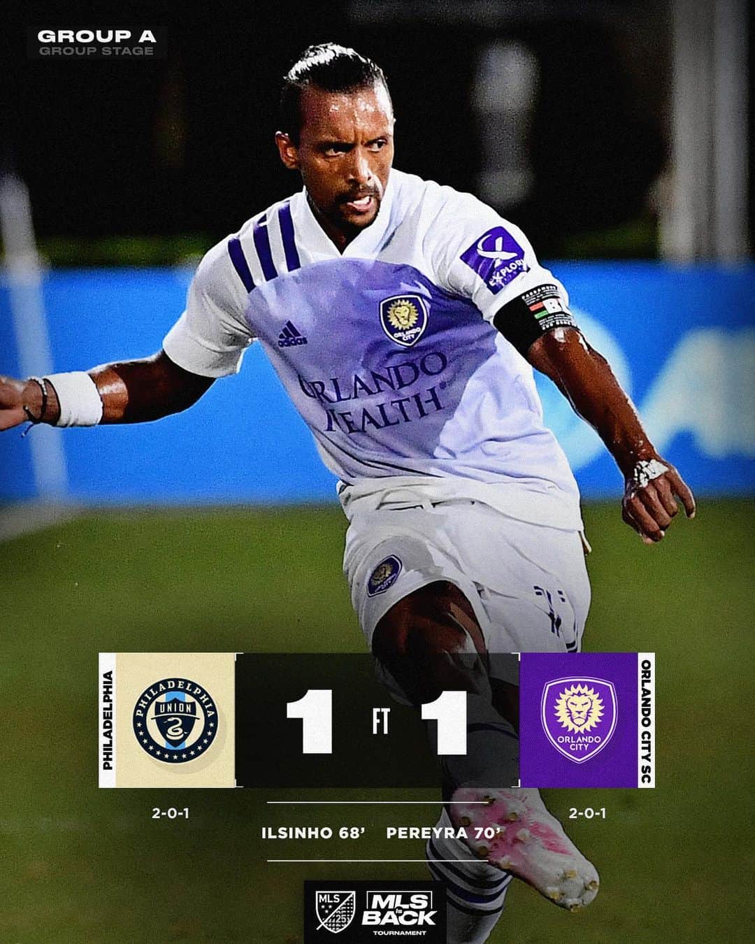 Major League Soccerさんのインスタグラム写真 - (Major League SoccerInstagram)「That’s a wrap in Group A! Orlando stay 🔝 on goal difference with the Union finishing second.」7月21日 11時36分 - mls