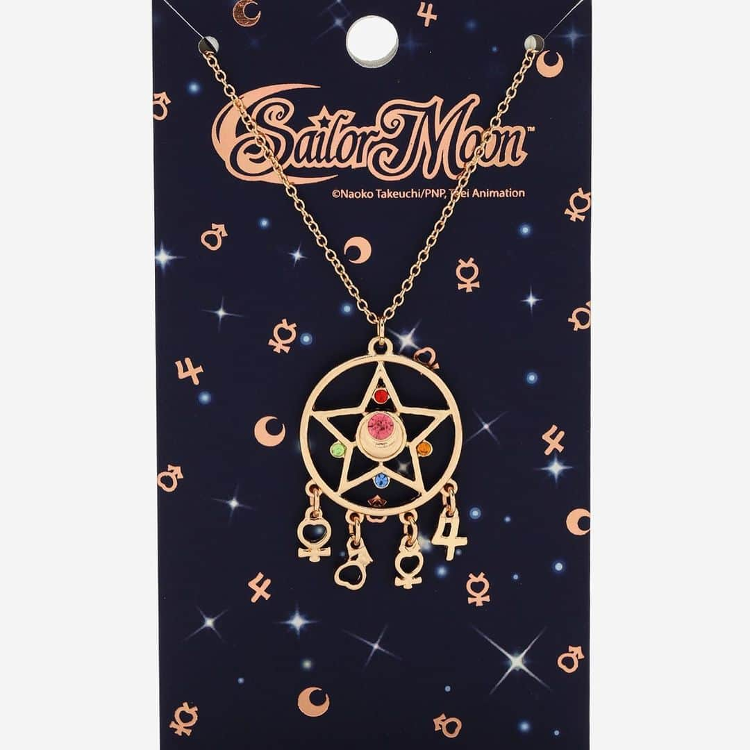 Sailor Moonさんのインスタグラム写真 - (Sailor MoonInstagram)「✨🌙 I’m loving this Sailor Moon symbol necklace from @hottopic! Reminds me of a dream catcher! 🌙✨  #sailormoon #セーラームーン　#necklace #jewlery #fashion」7月21日 21時05分 - sailormoon_sc