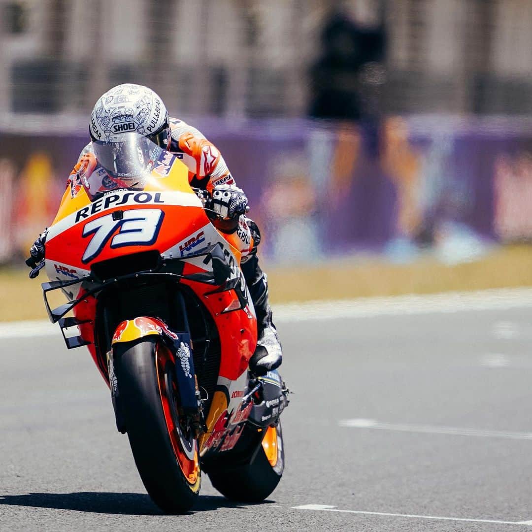 レプソル・ホンダのインスタグラム：「@alexmarquez73 is ready to do it all again. Are you? ⠀⠀⠀⠀⠀⠀⠀⠀⠀ #RaceWeek」