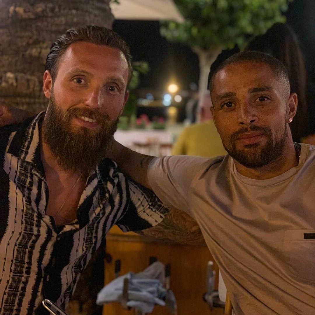 マルコ・ヘーガーのインスタグラム：「About last night with @sidneysam33 🍽🍷  #friends #dinner #ibiza #vacation #qualitytime #enjoy #fun #cipriani #italian #restaurant #effzeh #cologne #mh6 #liebedeinestadt」