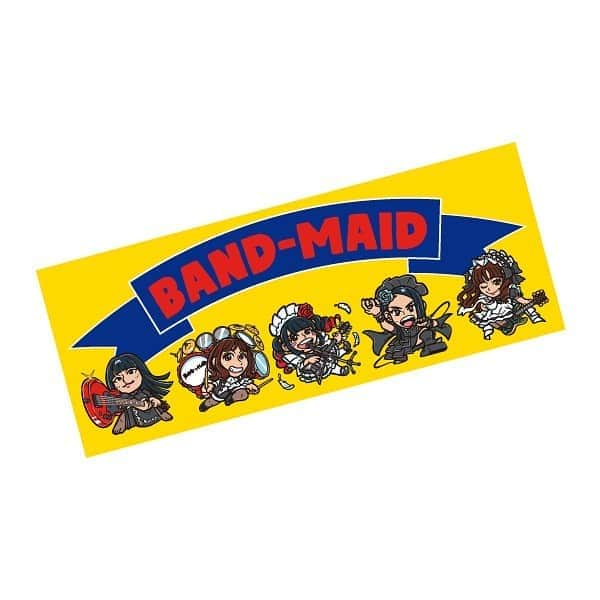 BAND-MAIDさんのインスタグラム写真 - (BAND-MAIDInstagram)「2020 CHARACTER TOWEL It will be released on  July 23, p.m. 2:00 JST #bandmaid #newmerch #wdbm #worlddomination #zepptour」7月21日 14時42分 - bandmaid.jp