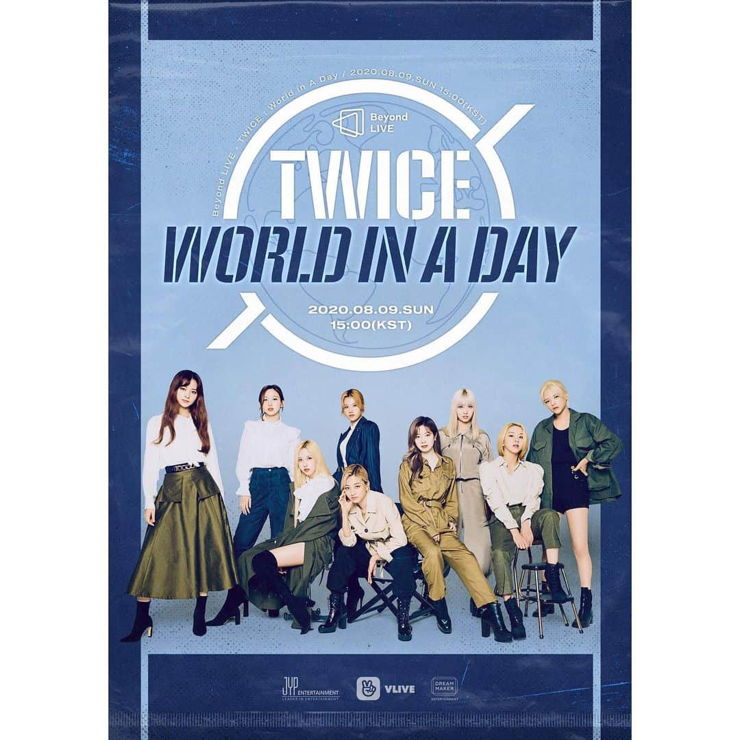 TWICE JAPANさんのインスタグラム写真 - (TWICE JAPANInstagram)「TWICE ONLINE CONCERT Beyond LIVE - TWICE : World in A Day  Poster TWICE  #TWICE #TWICE_Beyond_LIVE #WorldinADay #Online_Concert」7月21日 15時07分 - jypetwice_japan