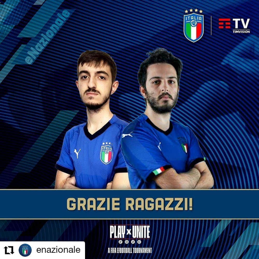 サッカーイタリア代表のインスタグラム