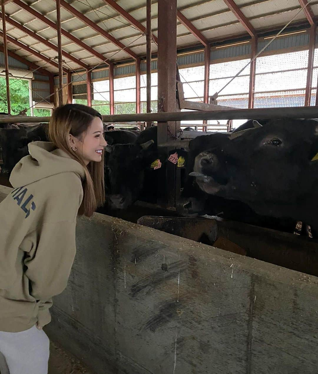 ほずにゃむさんのインスタグラム写真 - (ほずにゃむInstagram)「知床牛🐃💖 大橋牧場いってきたよ( 'ω')🥰 @ryouta_ohashi  . #知床牛」7月21日 15時50分 - hozunyam0818