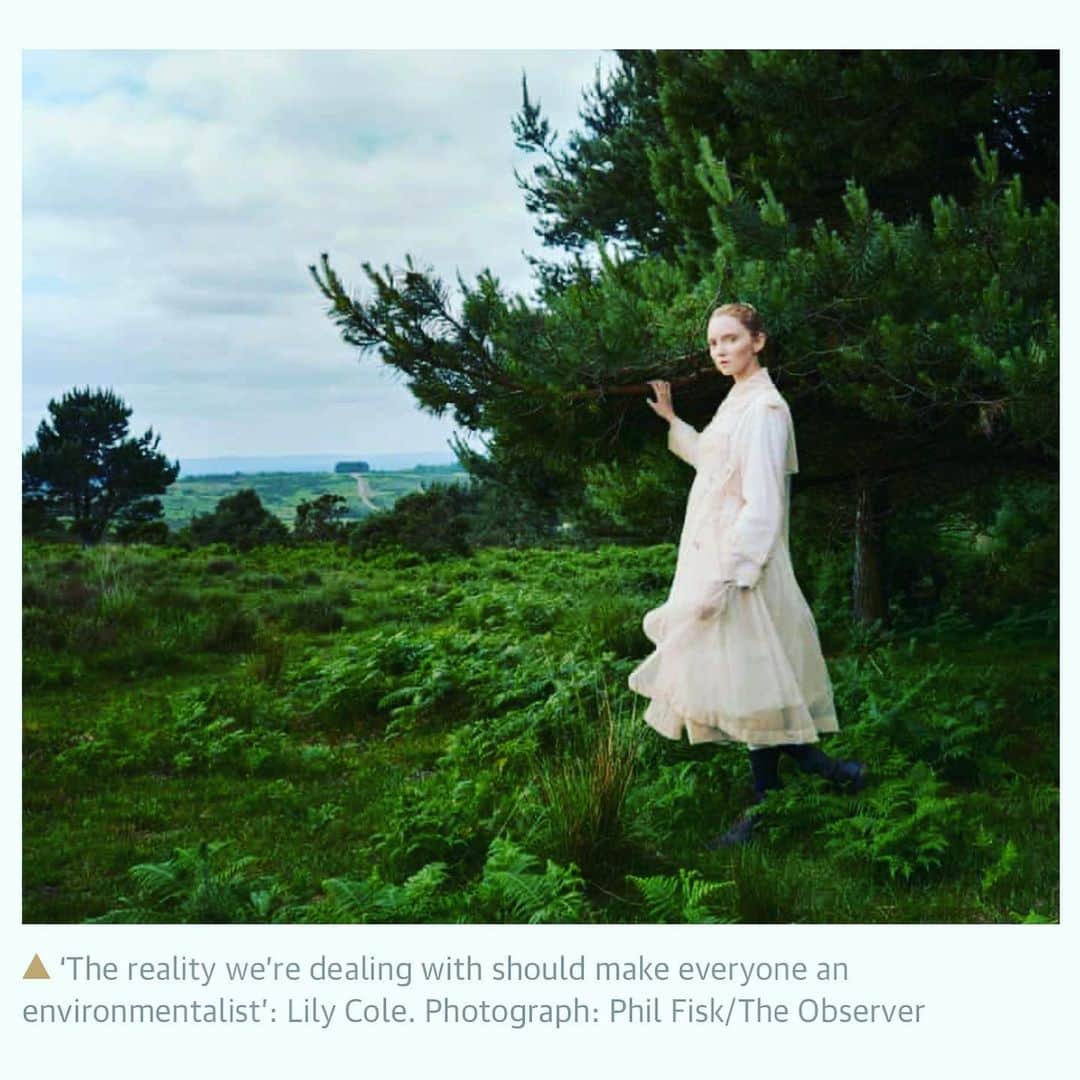 リリー・コールのインスタグラム：「The Observer published an extract of my book, Who Cares Wins, on Sunday ~ link in my bio. I’m also doing a Guardian Live event on 31 July to discuss the book. Come join us online! . Thank you so much everyone who has already pre-ordered the book. It was a lot of work & I hope it is useful 💚☘️」