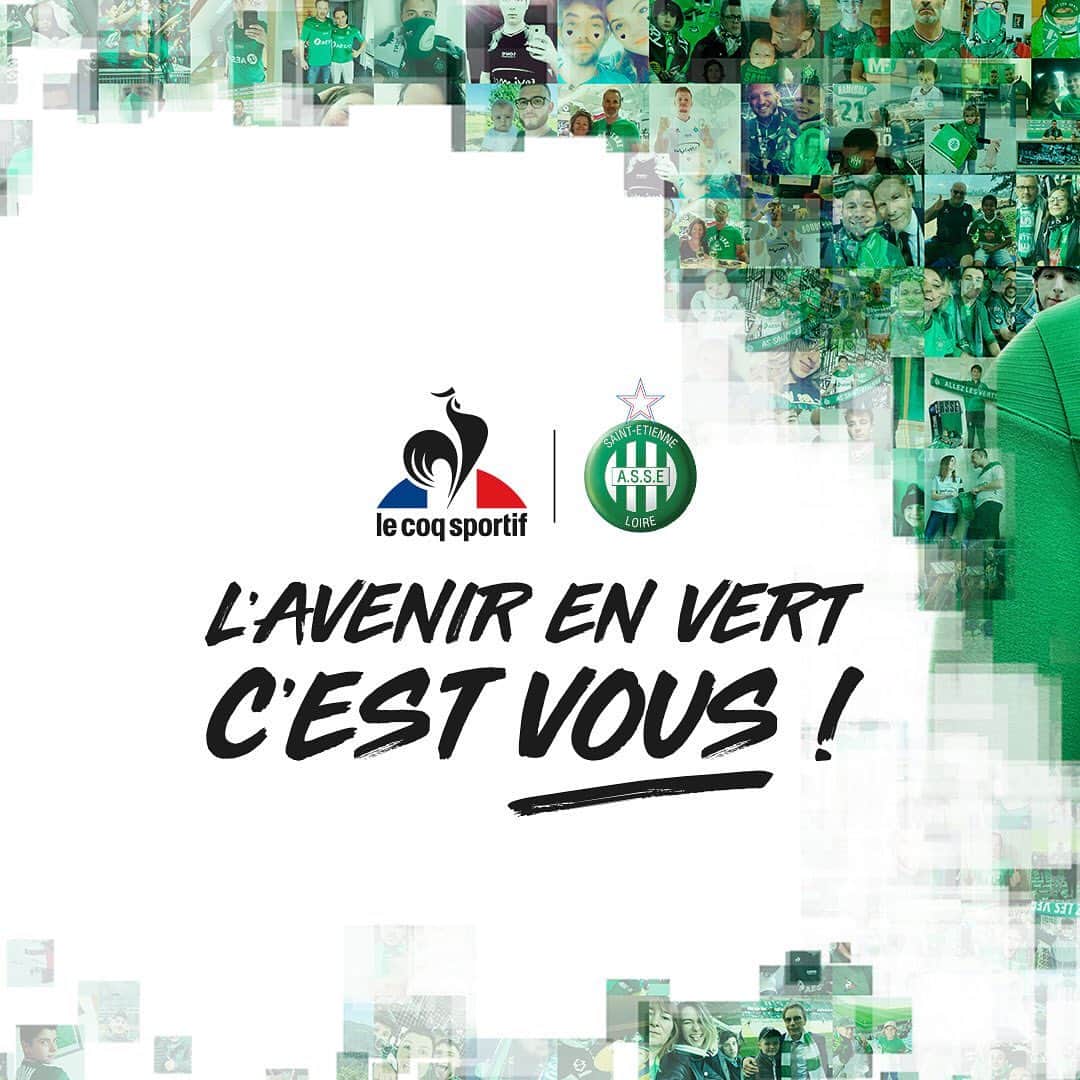 ルコックスポルティフさんのインスタグラム写真 - (ルコックスポルティフInstagram)「‪💚 #LAvenirEnVert, c’est vous.‬ ⠀ ‪👕 Bicolore, vert authentique et Scapulaire-Chevron.‬ ⠀ ‪🆕 Découvrez le nouveau maillot des Verts 20/21. ‬ ⠀ ————————————————— ⠀ 💚 #LAvenirEnVert, it’s you. ⠀ 👕 Bicolour, authentic green, Scapular-Chevron. ⠀ 🆕 Discover the new #ASSE 20/21 jersey. ⠀ ‪#LCSFootball #Football」7月21日 17時06分 - lecoqsportif