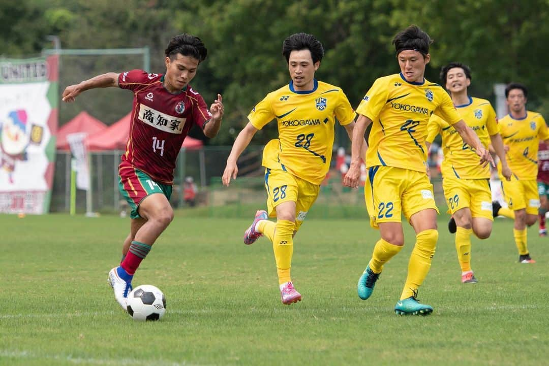 濱口草太のインスタグラム：「7/19JFL開幕戦 (1-1)draw vs東京武蔵野シティFC 開幕戦にスタートから出場する事が出来ました。 次節も応援宜しくお願いします！！！」