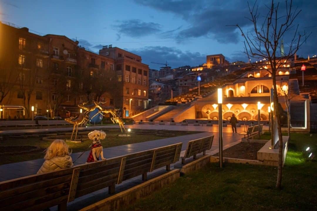 National Geographic Travelさんのインスタグラム写真 - (National Geographic TravelInstagram)「Photo by @anushbabajanyan  The Cascade is a popular location for tourists in Yerevan, Armenia. #Yerevan #Armenia」7月21日 19時02分 - natgeotravel