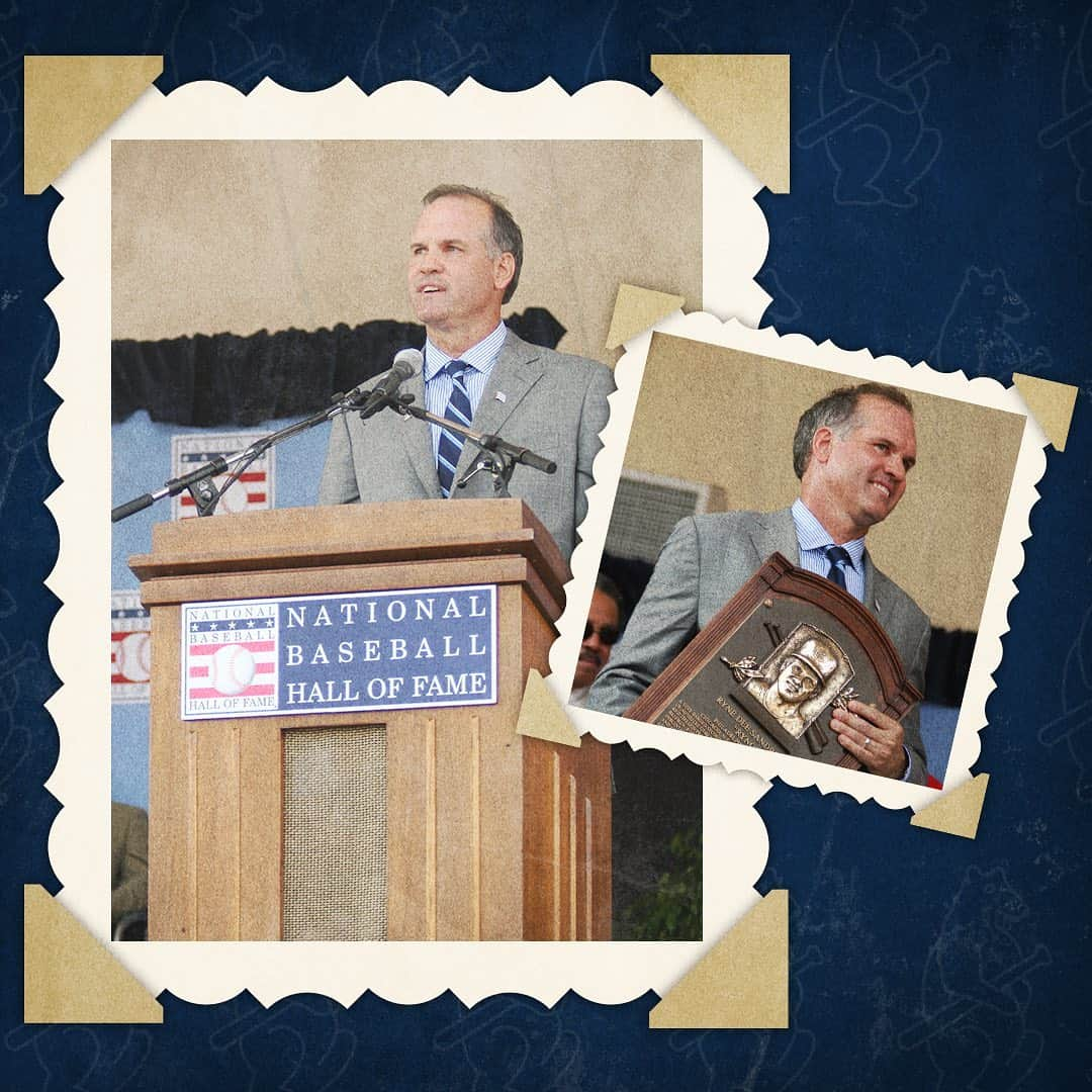 シカゴ・カブスさんのインスタグラム写真 - (シカゴ・カブスInstagram)「#CubsCollection: Cubs Hall of Famers. Each summer, the baseball community gathers to celebrate the greats of the game by inducting a select few into the National Baseball Hall of Fame. Lee Smith was inducted into the Hall of Fame in 2019 becoming the 52nd Cub - player, manager or executive - to be honored. He is also the 11th to be depicted wearing a Cubs hat on his plaque. The other 10 include Ernie Banks, Billy Williams, Fergie Jenkins, Ron Santo and other beloved Cubs of yesteryear. Six of these Cubs Hall of Famers have had their jersey numbers retired by the Cubs, signified by flags that fly atop the Wrigley Field foul poles. Find more photos at Facebook.com/Cubs.」7月22日 6時56分 - cubs