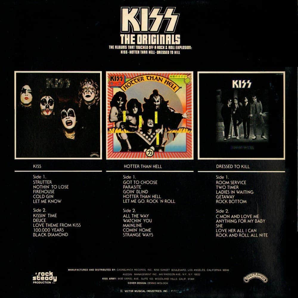 KISSさんのインスタグラム写真 - (KISSInstagram)「#KISSTORY - July 21, 1976 - #KISS released The Originals, a 3 record set containing the first 3 albums: KISS, Hotter Than Hell and Dressed to  Kill.   Do you own The Originals?」7月22日 0時13分 - kissonline