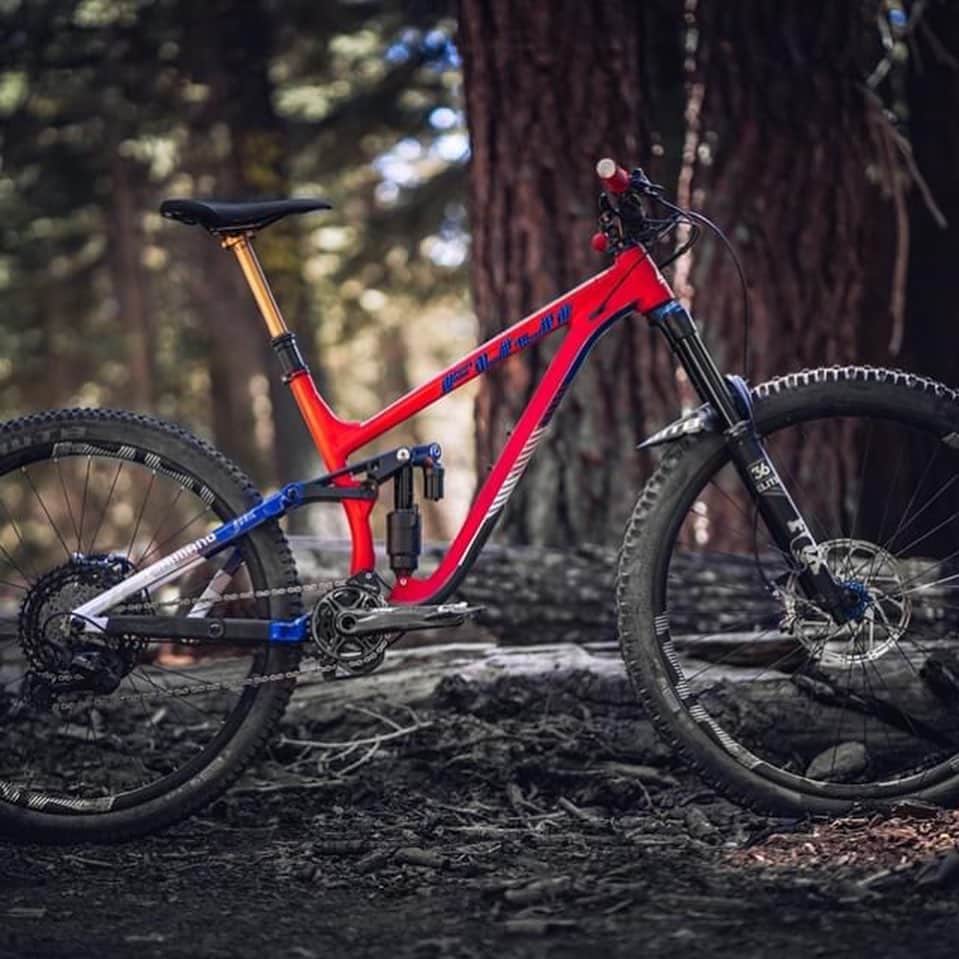 Fuji Bikesさんのインスタグラム写真 - (Fuji BikesInstagram)「With the cancelation of the US Mountain Bike National Championships @insamymo is going to to get to ride her rad US National Champion Auric LT for a whole extra year! Her red, white, and blue Auric is a stand out 🇺🇸 Read about the design and Amy's customizations in our blog at the link in our bio.  #NationalChamp #UnitedStates #FujiAuricLT   📷: @eighty8studios」7月22日 0時46分 - fujibikes