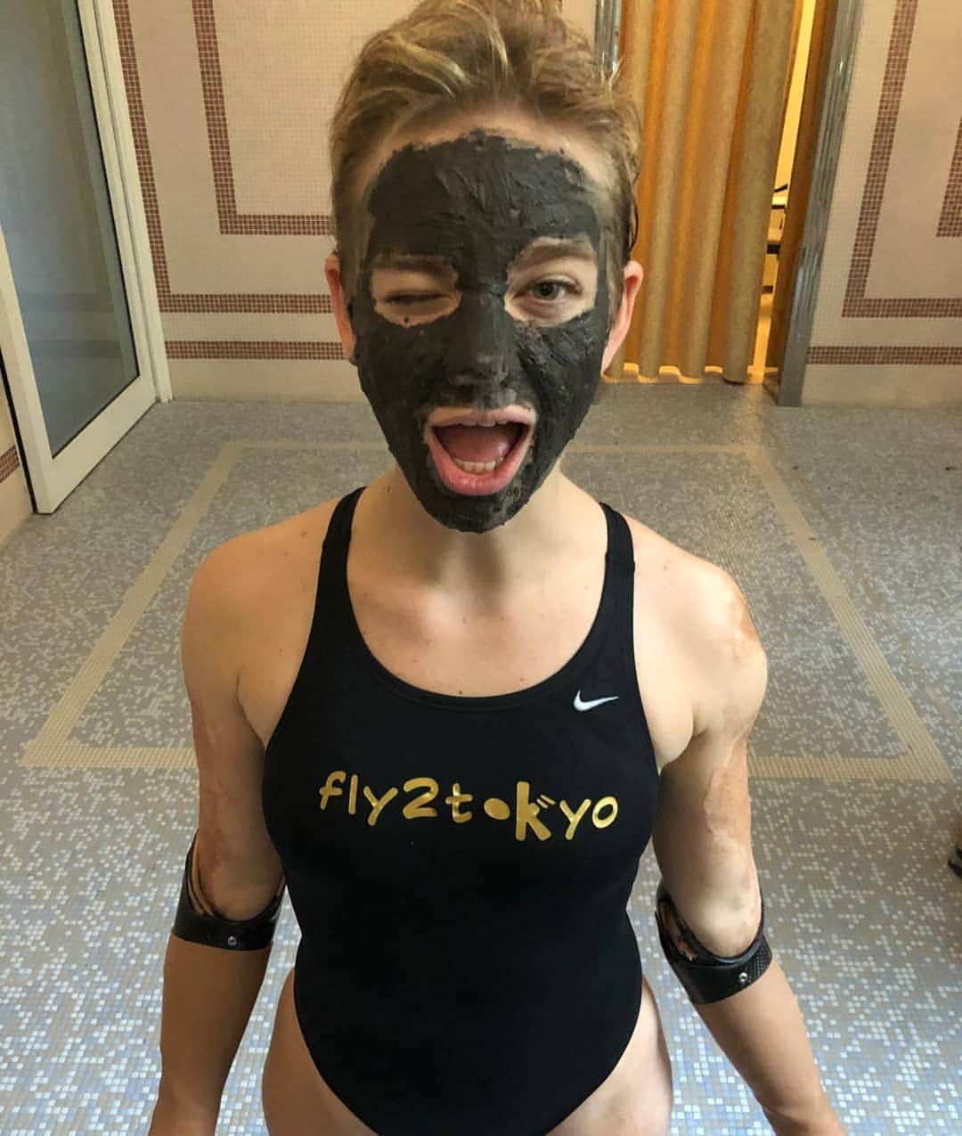 ベアトリーチェ・ヴィオのインスタグラム：「-399 giorni a #Tokyo2020🤺 abbiamo ancora tempo... ma intanto ci facciamo belli! 😋 . . . #Fly2Tokyo #Paralympics #RoadToTokyo #Paralimpiadi」
