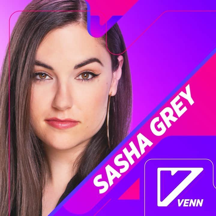 サーシャ・グレイのインスタグラム：「Here’s what I’ve been working on! Follow @watchvenn a NEW 24/7 network for gaming & pop culture. I’ve always strived to challenge the idea of what’s considered ‘normal’ & now I get to do that on Grey Area with @dumbfoundead We’ll have intimate conversations with special guests & YOU the viewer. I won’t be reading your future but you’ll always know this is a place where you can be heard without shame. 💥 ✌️」