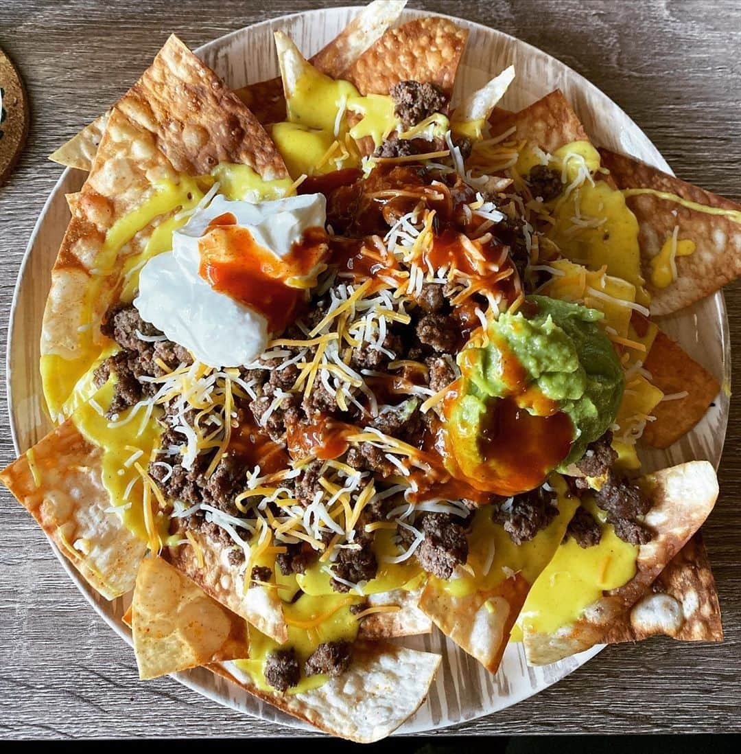Flavorgod Seasoningsさんのインスタグラム写真 - (Flavorgod SeasoningsInstagram)「copycat keto Taco Bell Nachos Supreme 🔔 Seasoned with Flavor God Nacho Cheese Seasoning!!⁠ -⁠ Customer @keto_spitfire⁠ -⁠ Add delicious flavors to your meals!⬇️⁠ Click link in the bio -> @flavorgod  www.flavorgod.com⁠ -⁠ "Friday night mega munchies calls for a copycat keto Taco Bell Nachos Supreme 🔔 For our TGIF dinner, I made tortilla chips outta @cutdacarb wraps and loaded it up a quick keto queso dip (heavy cream, water, Mexican cheese blend, chili powder, turmeric, garlic and onion powder, and lots of @flavorgod Nacho Cheese seasoning 😋). The ground beef is seasoned with cumin, paprika, chili powder, garlic and onion powders, and salt. And we added our favorite fixings: sour cream, guac, more cheeese, and @tacobell hot sauce 🔥🔥"⁠ -⁠ Flavor God Seasonings are:⁠ 💥ZERO CALORIES PER SERVING⁠ 🔥0 SUGAR PER SERVING ⁠ 💥GLUTEN FREE⁠ 🔥KETO FRIENDLY⁠ 💥PALEO FRIENDLY⁠ -⁠ #food #foodie #flavorgod #seasonings #glutenfree #mealprep #seasonings #breakfast #lunch #dinner #yummy #delicious #foodporn」7月22日 8時01分 - flavorgod