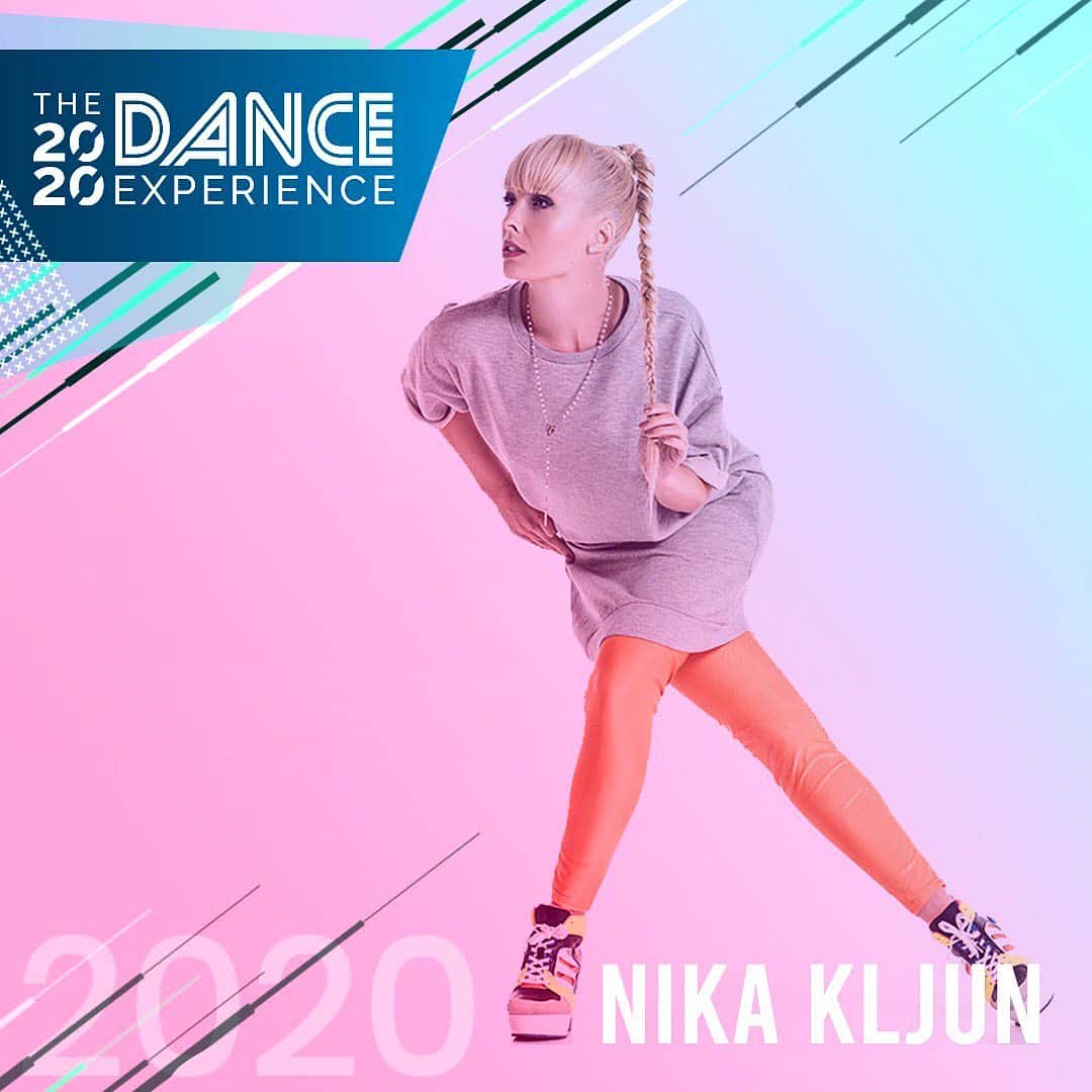 Nika Kljunのインスタグラム：「STARTING TOMORROW!! I’ll be teaching 8 live stream classes at @clistudios #2020danceexperience 😛💓💙👟👟 . Tomorrow 12pm PST - get ready for some @janetjackson “Get It Out me” vibes! 👅 Smooth jazzfunk/hiphop style, clean lines, grooves... LET’s TRAIN!!! 💪🏼💪🏼💪🏼 . For the  cherry on top I’m brining two incredible assistants @tajariley & @itsjovannisoto with me. U DON’T WANNA MISS THIS! . Join @clistudios now and dance with me & other incredible choreographers this summer. 🕺🏽 . #seeyatomorrow #livestreaming #danceonline #clistudios #janetjackson #choreographerlife #nikakljun #nikakljunchoreography #danceperformance #dancetraining #ilovewhatido #blessedandhappy」