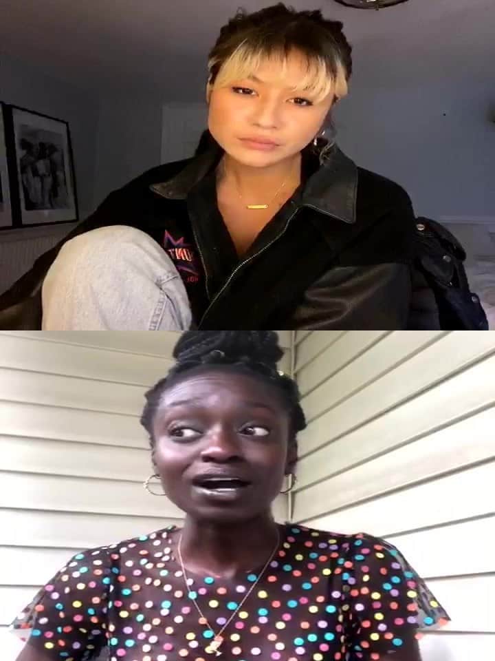 Mali-Koa Hoodのインスタグラム：「Joined by the wonderful Michelle from @privtoprog to have an open and authentic conversation about race. So thankful to have the opportunity to partake and share across. Keep the spirit alive, positive change is a matter of our life’s work. Big love ❤️」