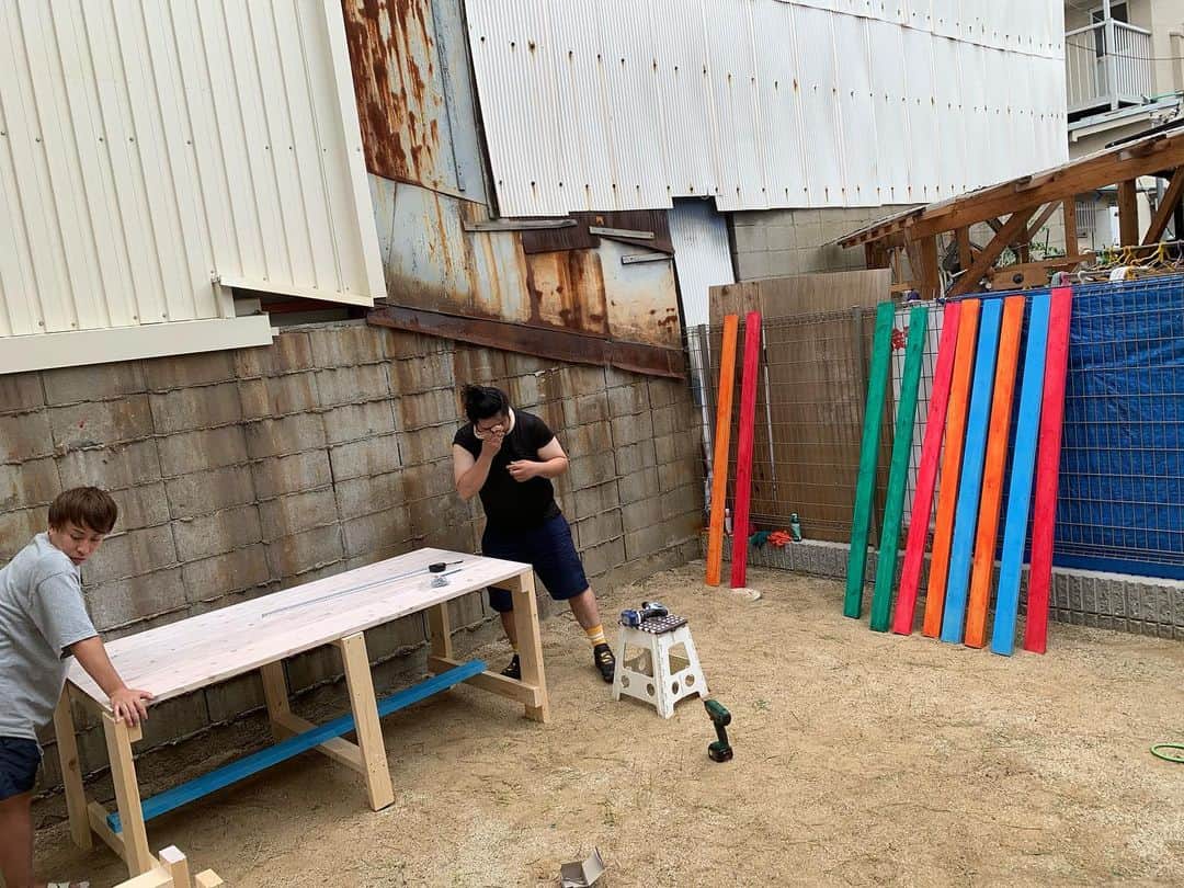 池田真一のインスタグラム：「めちゃくちゃガチです！  #DIY #しんこだ工務店」