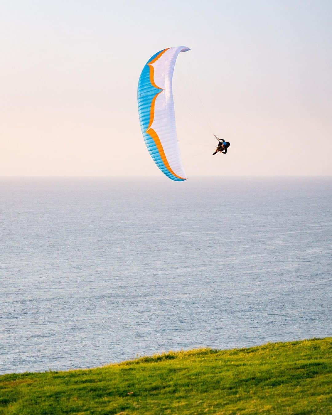 Travis Burkeさんのインスタグラム写真 - (Travis BurkeInstagram)「Since we’ve been back from New Zealand I’ve been spending most of my time social distancing in the sky🤓🪂. ⠀ Beautiful summer days with sunshine, dolphins, and awesome people! @ozoneparagliders @hippytree @sector9 @gopro」7月22日 8時36分 - travisburkephotography