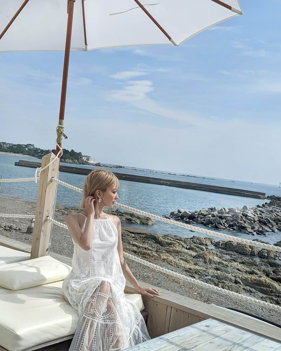 美咲あいりさんのインスタグラム写真 - (美咲あいりInstagram)「🐚﻿ ﻿ ﻿ ﻿ @underthepalmo.jp ﻿ #underthepalmo #hayama ﻿ #葉山 #beach #cafe #kanagawa」7月22日 9時35分 - misakiairi