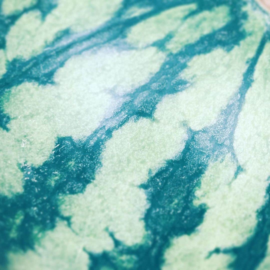 のインスタグラム：「#pattern #green #black#look #like #devilman #watermelon #hope」