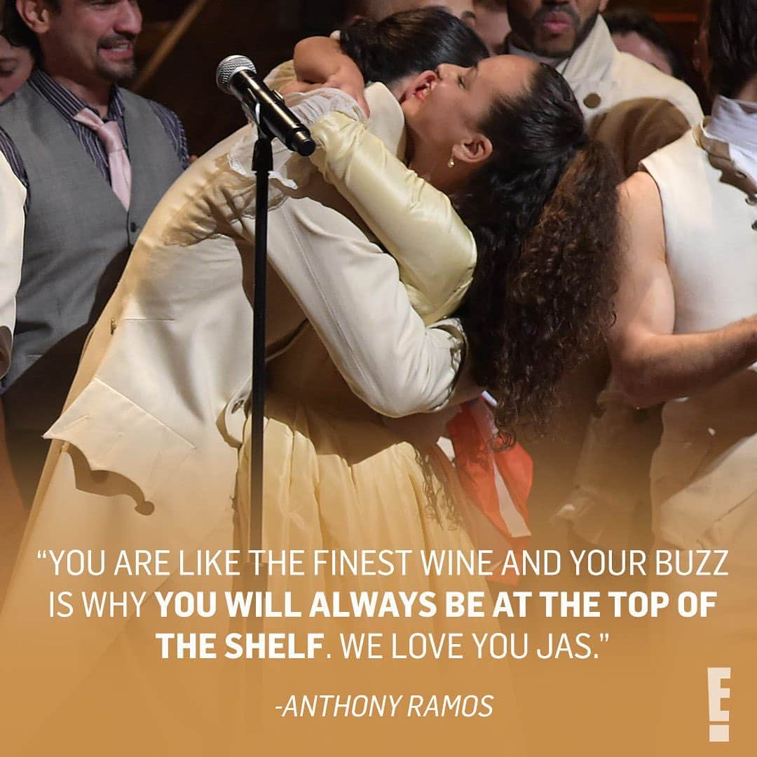 E! Onlineさんのインスタグラム写真 - (E! OnlineInstagram)「We will never be satisfied until we find a love like this: Anthony Ramos and Jasmine Cephas Jones first met during the table read for #Hamilton, fell in love, got engaged, and lived happily ever after. ♥️ (📷: Instagram/Getty)」7月22日 12時00分 - enews