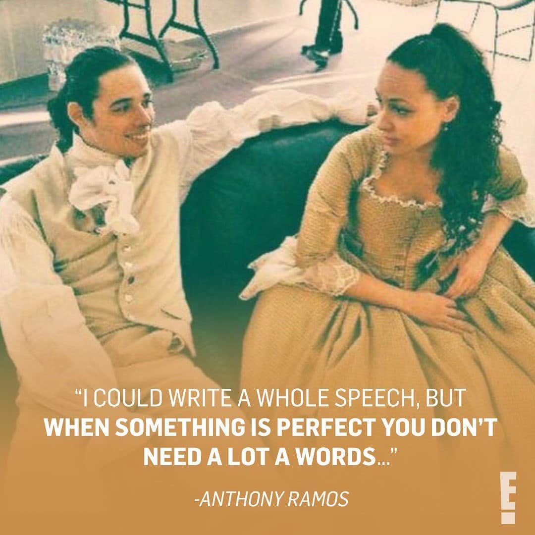 E! Onlineさんのインスタグラム写真 - (E! OnlineInstagram)「We will never be satisfied until we find a love like this: Anthony Ramos and Jasmine Cephas Jones first met during the table read for #Hamilton, fell in love, got engaged, and lived happily ever after. ♥️ (📷: Instagram/Getty)」7月22日 12時00分 - enews