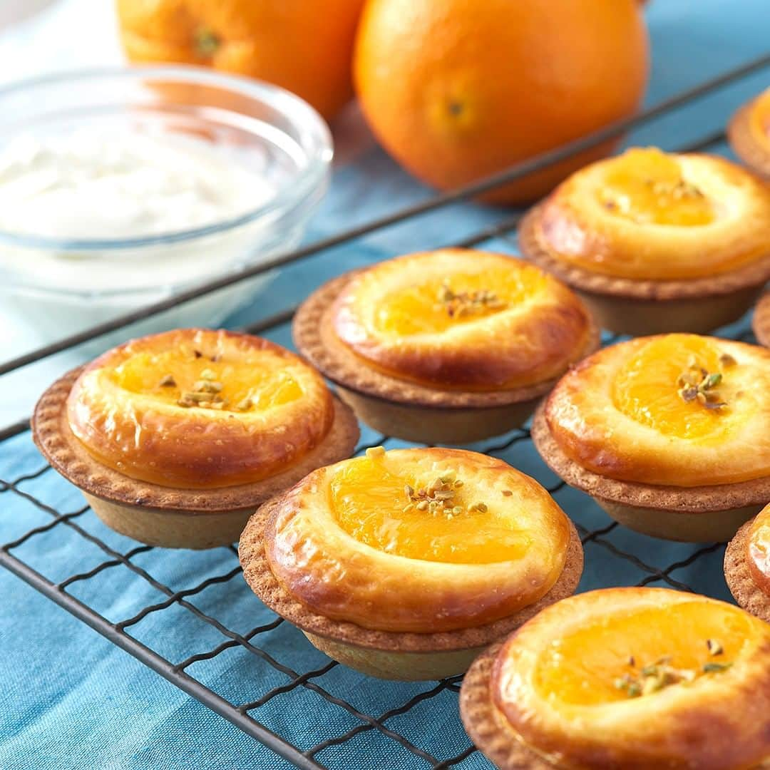 BAKE CHEESE TART OFFICIALのインスタグラム：「あなたの好きな #ベイク柑橘系フレーバー を教えてください🍊 ㅤㅤㅤㅤㅤㅤㅤㅤㅤㅤㅤㅤㅤ BAKE CHEESE TART では これまでに 「みかんチーズタルト」 「瀬戸内レモン」 「シークワーサーチーズタルト」 などの、柑橘系フレーバーが登場してきました。 ㅤㅤㅤㅤㅤㅤㅤㅤㅤㅤㅤㅤㅤ 今年の夏限定の「オレンジヨーグルトチーズタルト」は オレンジ果肉がアクセントになり、 よりフレッシュな味わいをお楽しみいただけます✨ ㅤㅤㅤㅤㅤㅤㅤㅤㅤㅤㅤㅤㅤ ぜひこの週末のおうち時間では 「オレンジヨーグルトチーズタルト」でゆっくりお過ごしください🌿 ㅤㅤㅤㅤㅤㅤㅤ ※サンエーPARCO CITY店では販売しておりません。予めご了承ください﻿ ※各日数量限定の為、なくなり次第販売終了となります ㅤㅤㅤㅤㅤㅤㅤㅤㅤㅤㅤㅤㅤ ㅤㅤㅤㅤㅤㅤㅤㅤㅤㅤㅤㅤㅤ #オレンジヨーグルトチーズタルト #オレンジタルト #夏スイーツ #夏限定 #テイクアウト #テイクアウトスイーツ #おうちカフェ #おうちスイーツ #手土産 ﻿ #おやつ ﻿ #3時のおやつ﻿ #スイーツ ﻿ #スイーツ好き ﻿ #スイーツ部 #sweets #oranges #オレンジ #オレンジヨーグルト #ヨーグルト味 #desserts #デザート #お菓子 ﻿ #チーズタルト専門店 #チーズタルト #チーズケーキ #タルト #ベイクチーズタルト ﻿ #bakecheesetart」