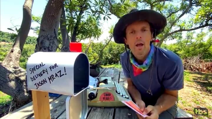 ジェイソン・ムラーズのインスタグラム：「This week on @celebshowoff - A Mragical Mranch origin story! • Full episode now running (with scissors) on the @tbsnetwork YouTube Channel.」