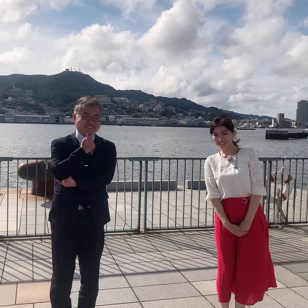 豊崎なつきさんのインスタグラム写真 - (豊崎なつきInstagram)「ペーロン🌊 今年はコロナで長崎ペーロン選手権大会は中止になりましたが、今日は皆さんのペーロンロスを埋めるべく👍 中継 『長崎ディーパー』は、松ケ枝からでした🌸 まだ梅雨なの❓っていうくらい、 日差したっぷりで暑かった🥵☀️ #豊崎なつき #長崎ディーパー #nbc_pint」7月23日 1時29分 - natsuki_toyosaki
