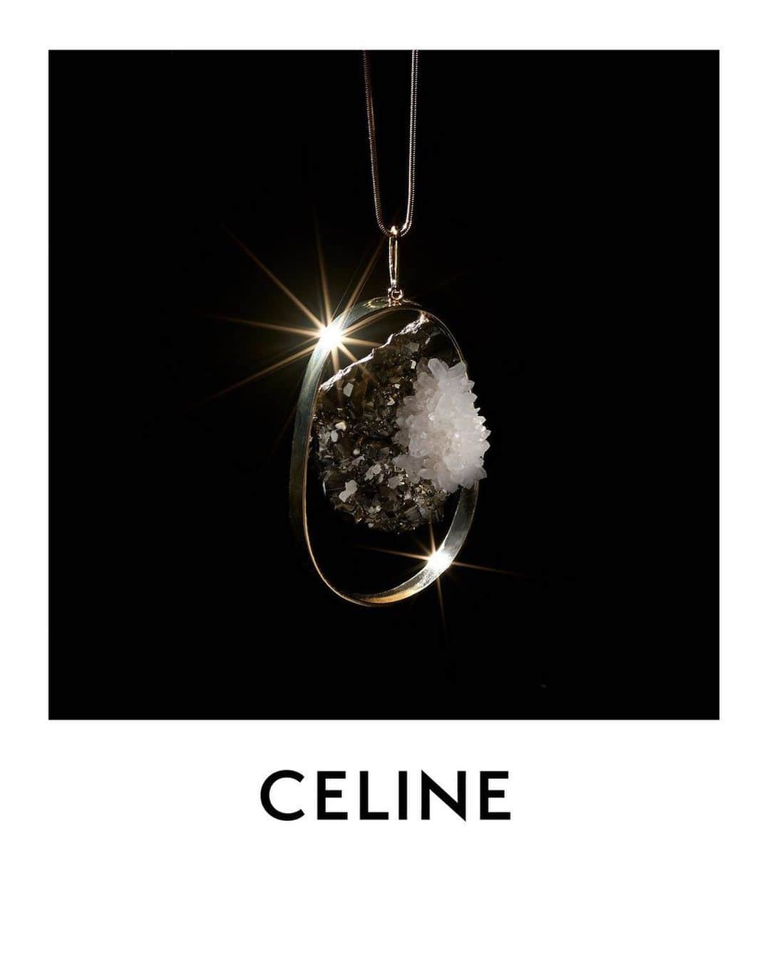 Celineさんのインスタグラム写真 - (CelineInstagram)「LES CRISTAUX CELINE  CELINE WOMEN WINTER 20 ⠀⠀⠀⠀⠀ THE NEW CELINE JEWELLERY LINE ⠀⠀⠀⠀⠀ #CELINEBYHEDISLIMANE」7月23日 1時46分 - celine