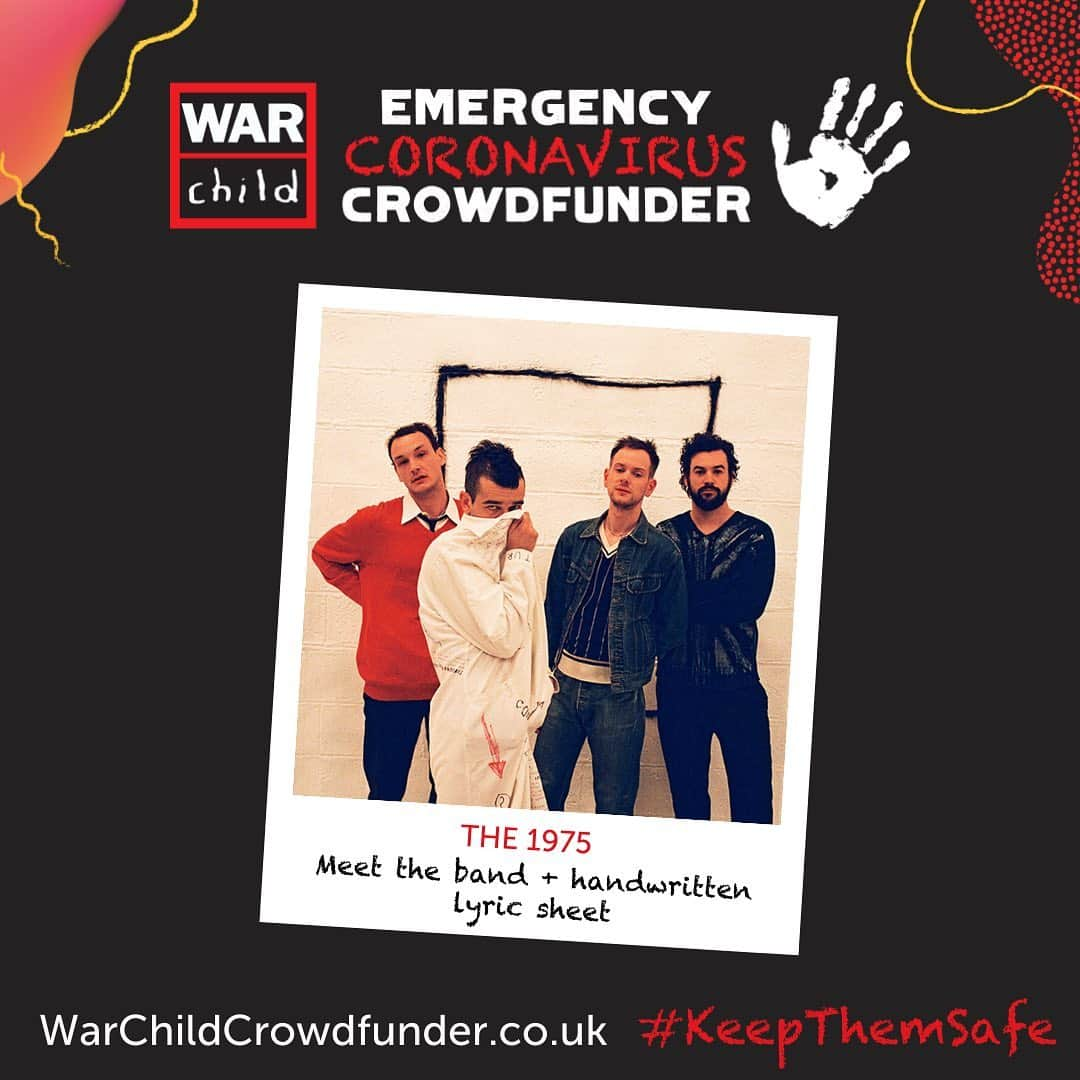 さんのインスタグラム写真 - (Instagram)「// W A R C H I L D C R O W D F U N D E R // L O V E @warchilduk warchildcrowdfunder.co.uk」7月22日 17時37分 - the1975