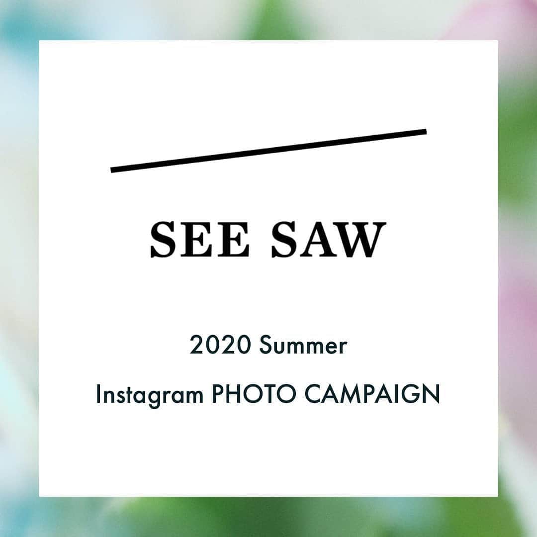SEE/SAW公式アカウントさんのインスタグラム写真 - (SEE/SAW公式アカウントInstagram)「SEE/SAW 2020 SUMMER﻿  #お気に入りと一緒に PHOTO CAMPAIGN﻿ ﻿ ﻿ ＼ 21名様に素敵なプレゼントをご用意 ／﻿ ﻿ ﻿ いつでもどんなときでもキレイでいたい。﻿ ﻿ おでかけシーンや、﻿ お家でゆっくり過ごすバスタイムなど…。﻿ ﻿ 2020年夏、﻿ あなたのお気に入りのシーンで使う、﻿ 「SEE/SAW」の写真をぜひご投稿ください♪﻿ ﻿ ﻿ ================================﻿ 【応募要項】﻿ ﻿ SEE/SAW 2020 SUMMER﻿ #お気に入りと一緒に PHOTO CAMPAIGN﻿ ﻿ ﻿ ◎応募期間﻿ 2020年6月10日〜8月31日﻿ ﻿ ◎応募方法﻿ 01.「@seesaw_lebel」をフォロー﻿ 02.「お気に入りのシーン」で、SEE/SAWの写真を撮影。﻿ 03.下記のハッシュタグとタグを付けて投稿 ﻿ 　#お気に入りと一緒に﻿ 　#seesawで艶髪﻿ 　@seesaw_lebel﻿ ﻿ ◎賞品﻿ 《A賞》『おでかけケアセット』1名様﻿ ・CharlotteChesnais ヘアクリップ (@charlottechesnaisjewelry) ﻿ ・SEE/SAW ミニギフト﻿ ﻿ 《B賞》『おうちケアセット』20名様﻿ ・SEE/SAW シャンプー B（500mL）﻿ ・SEE/SAW ヘアトリートメントB（500mL）﻿ ﻿ ================================﻿ ﻿ ◎当選発表﻿ 応募締め切り後、厳正な抽選をおこないます。﻿ ご当選者の方へのみInstagramのダイレクトメッセージでご連絡させていただき、賞品を発送いたします。﻿ ﻿ ◎応募条件﻿ ・非公開ではないInstagramアカウントにてご投稿いただいた方。﻿ ・日本国内にお住まいの方で、かつ賞品のお届け先が日本国内の方。﻿ ・投稿の二次使用にご了承いただける方。﻿ ・SEE/SAW公式Instagramアカウントをフォローしている方。﻿ ﻿ 【注意事項】﻿ ダイレクトメッセージを受信していただけない場合や、応募後にSEE/SAW公式Instagramアカウントのフォローを解除された場合、当選は無効となります。﻿ ﻿ ﻿ ※詳しくは、@seesaw_lebel プロフィール欄記載の、﻿ SEE/SAW公式webサイトをチェックしてください！﻿ ﻿ ﻿ ﻿ #お気に入りと一緒に﻿ #seesawで艶髪﻿ ﻿ #プレゼント企画 #キャンペーン #キャンペーン実施中﻿ #インスタキャンペーン #フォローキャンペーン﻿ #ハッシュタグキャンペーン #フォトキャンペーン ﻿ ﻿ #seesaw ﻿ #光を味方にする髪へ﻿ ﻿ #シャンプー #トリートメント﻿ #ヘアオイル #ヘアケア商品 ﻿ ﻿ #charlottechesnais #シャルロットシェネ﻿ #ヘアクリップ　#ヘアアクセサリー﻿ ﻿ #美容好きな人と繋がりたい﻿ #美容師さんと繋がりたい﻿ ﻿ #美容師 #美容室 #美容院 ﻿ #LebeL #ルベル #タカラベルモント #takarabelmont #サロン専売品﻿ ﻿ ﻿ #心を奪う髪になる」7月22日 18時31分 - seesaw_lebel