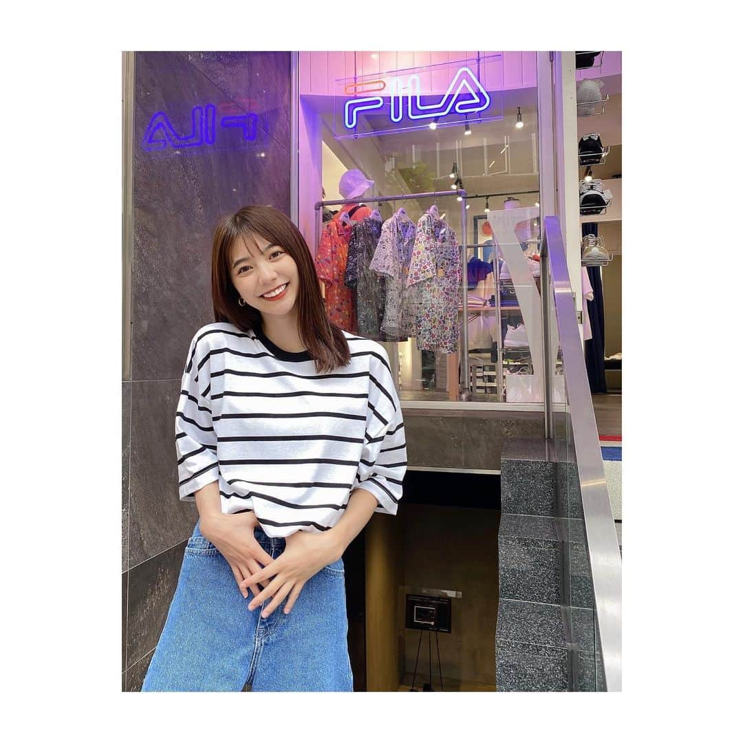 川津明日香さんのインスタグラム写真 - (川津明日香Instagram)「﻿ FILA渋谷店に遊びに行きました。﻿ 後ろのポイントがかわいい。☺︎﻿ #FILA #フィラ倶楽部﻿ @fila_japan_official﻿ @fila_shibuya ﻿ @fila__harajuku ﻿ 東京都渋谷区神南１丁目１２−１６ ﻿ 和光ビル 1F」7月22日 18時36分 - asuka_kawazu