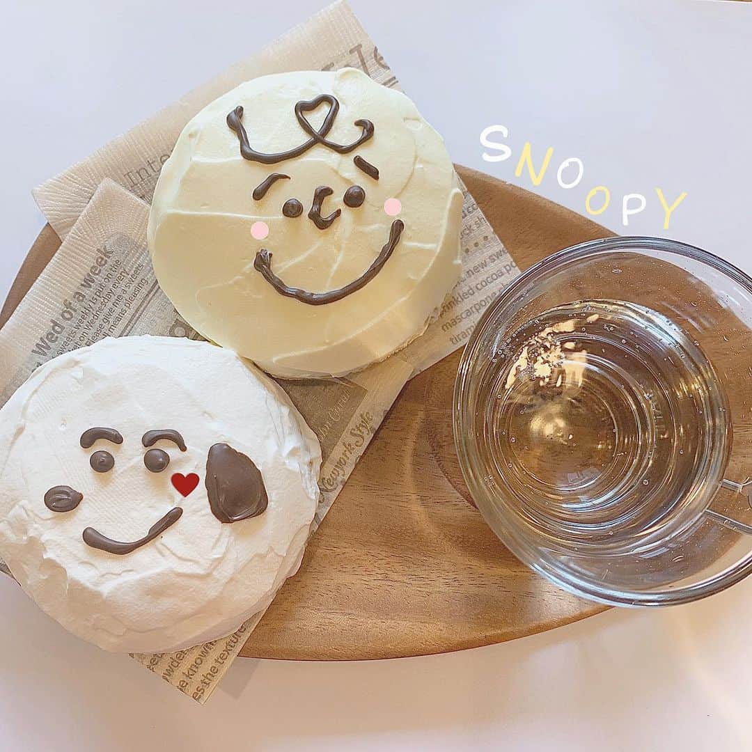 町田恵里那さんのインスタグラム写真 町田恵里那instagram 前にインスタで スヌーピーマフィン を見つけて可愛い と思って 私も作ってみた そして最近は オートミールにハマってるの 𓌉 𓇋 今日のもぐっとえりな