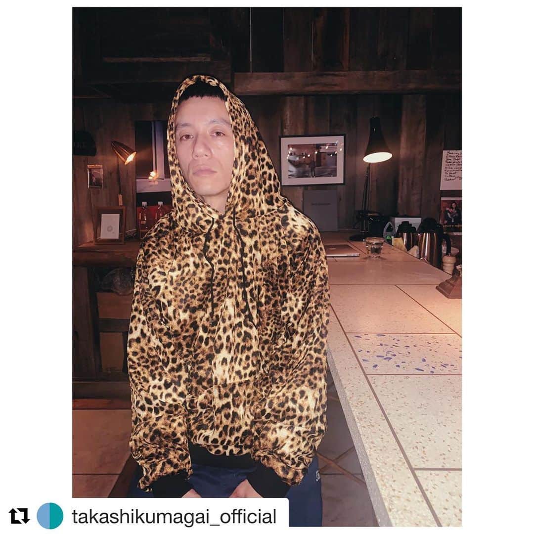 ネサーンスのインスタグラム：「#Repost @takashikumagai_official with @get_repost ・・・ レオバード柄が1番似合う男。」