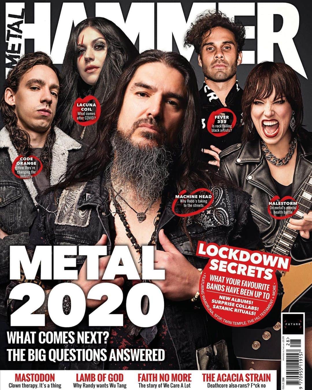 METAL HAMMERさんのインスタグラム写真 - (METAL HAMMERInstagram)「In our new issue, we gathered some of metal's most vital names to tackle the big issues still affecting our scene today. Starring Machine Head, Halestorm, Lacuna Coil, Code Orange, Fever 333 and many more. This is Metal 2020. On sale tomorrow. #MachineHead #Halestorm #LacunaCoil #CodeOrange #Fever333 #Mastodon #FaithNoMore #TheAcaciaStrain #LambOfGod #Metal #HeavyMetal #RockMusic #MetalHammer」7月22日 20時30分 - metalhammeruk