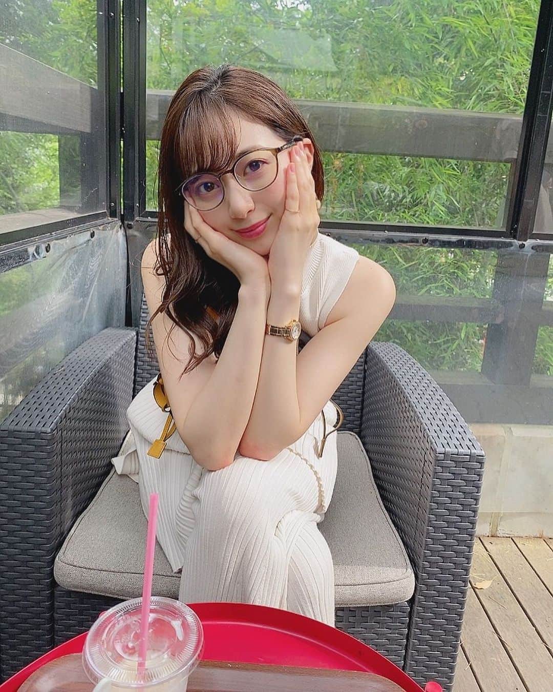 農海姫夏のインスタグラム：「🤍 4連休みんなはどっか行くの〜？」