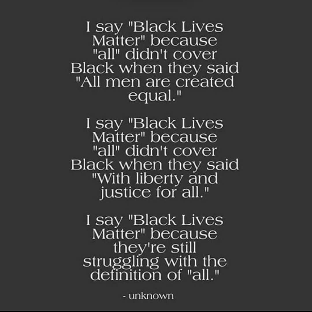 リンダ・エヴァンジェリスタのインスタグラム：「#blm #blacklivesmatter」
