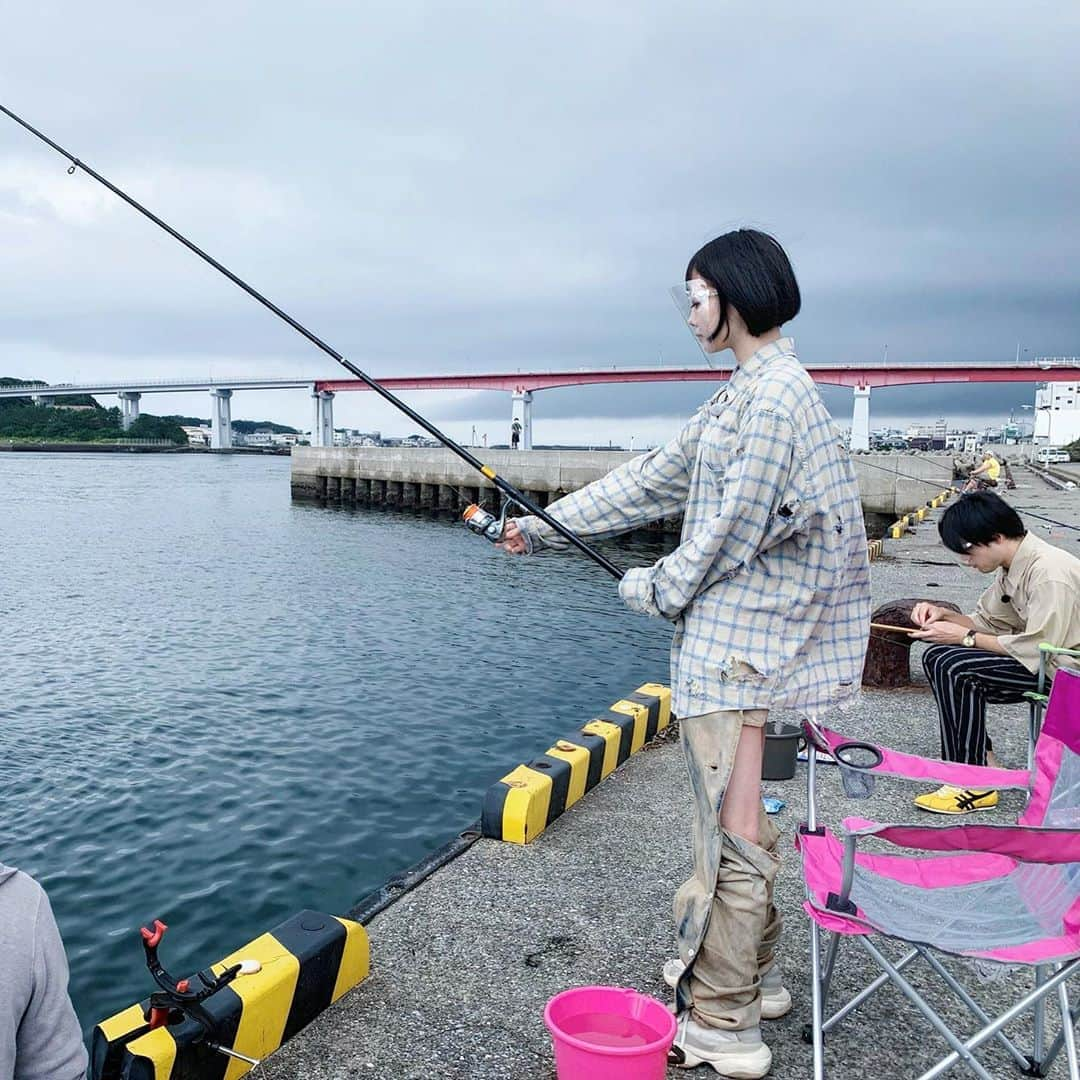 あのちゃんさんのインスタグラム写真 - (あのちゃんInstagram)「初釣りディスタンス 釣りの結果は新shock感OAで」7月22日 22時22分 - a_n_o2mass